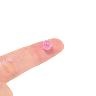 St.kunkka 6mm ลูกปัดตาแมว ลูกปัดแก้ว โอปอล คละสี เม็ดบีดส์เว้นวรรค มีรู สำหรับทำสร้อยข้อมือ แหวน DIY งานฝีมือ
