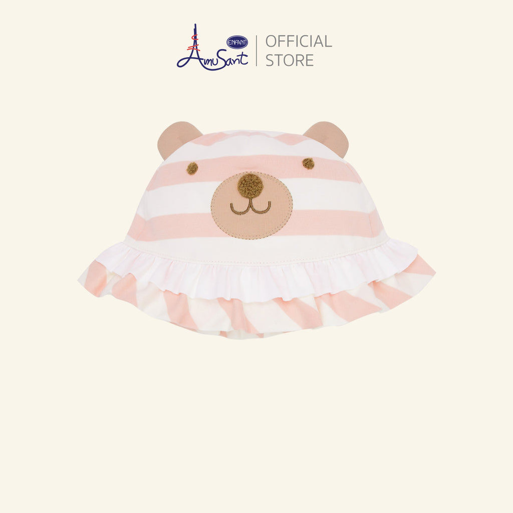 AMUSANT หมวกเด็ก ลายหมีสุดน่ารัก ผู้หญิง 3-24 เดือน EH7R10