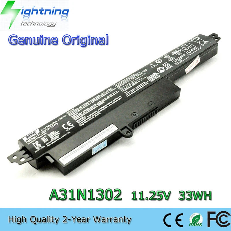 A31N1302 11.25V 33Wh แบตเตอรี่แล็ปท็อปสําหรับ Asus VivoBook F200CA X200MA R202CA F200MA X200CA 1566-