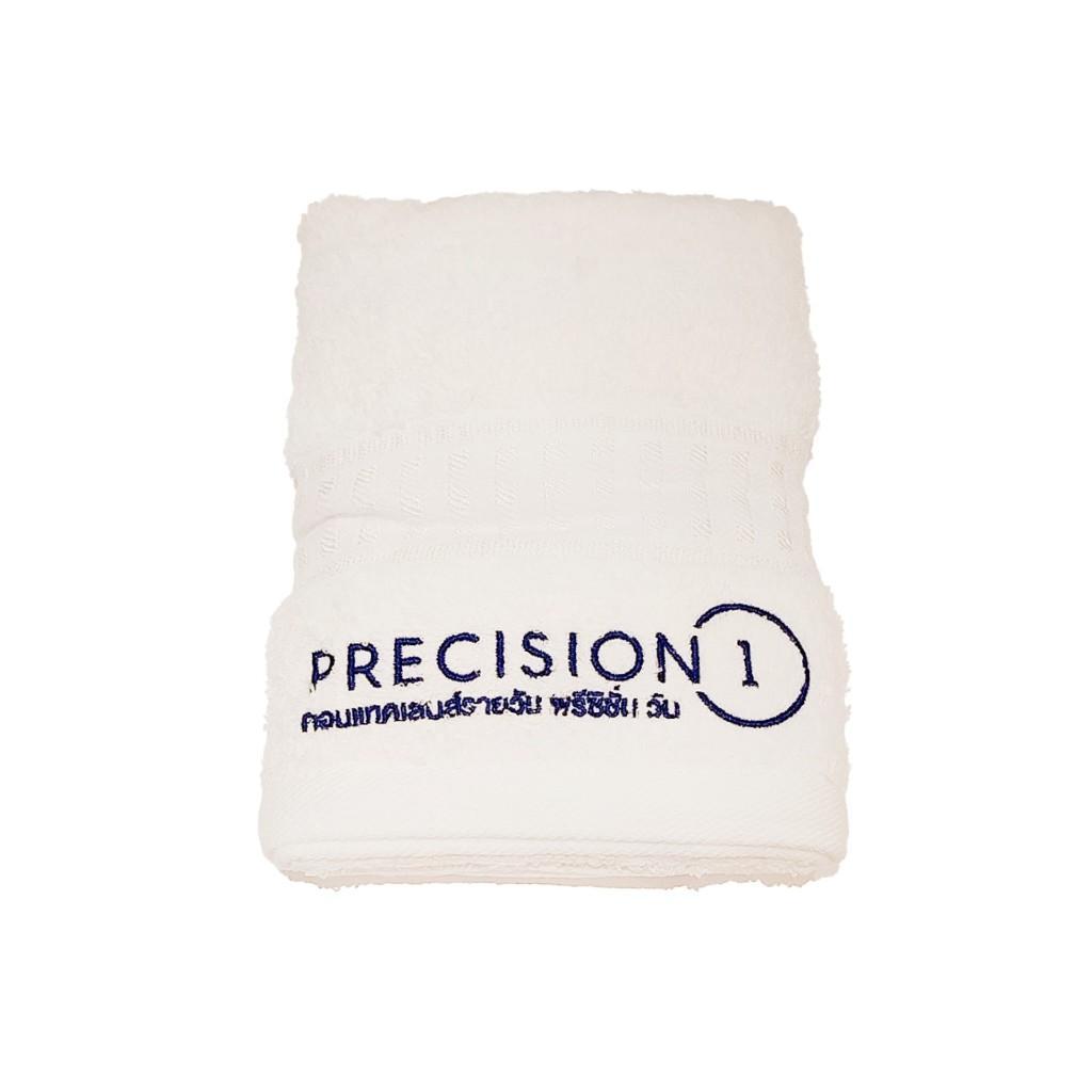 [สินค้าของแถม] ผ้าขนหนูสีขาว ALCON PRECISION 1