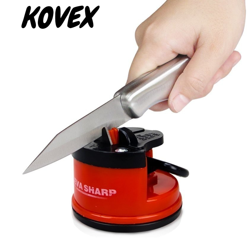 ราคาพิเศษ‼️ที่ลับมีด ️อุปกรณ์ลับมีด ️ที่ลับกรรไกรและของมีคม รุ่นพกพา KOVEX