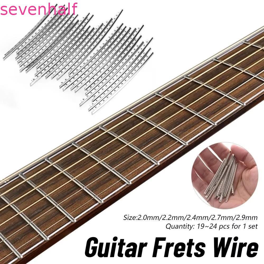 SEVENHALF Fret Wire, Silver Nickel Guitar Frets, Set Mandolin string Guitar Fret Wire Repair Material