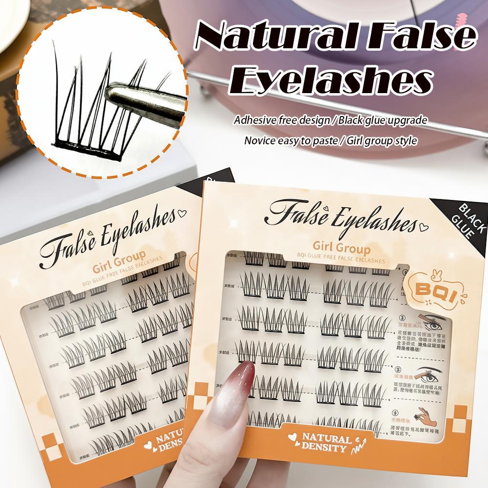 36 Clusters BQI ไม่มีกาวขนตาปลอมธรรมชาติ Defined เกาหลี Idol สไตล์ Light แต่งหน้า Look Lashes