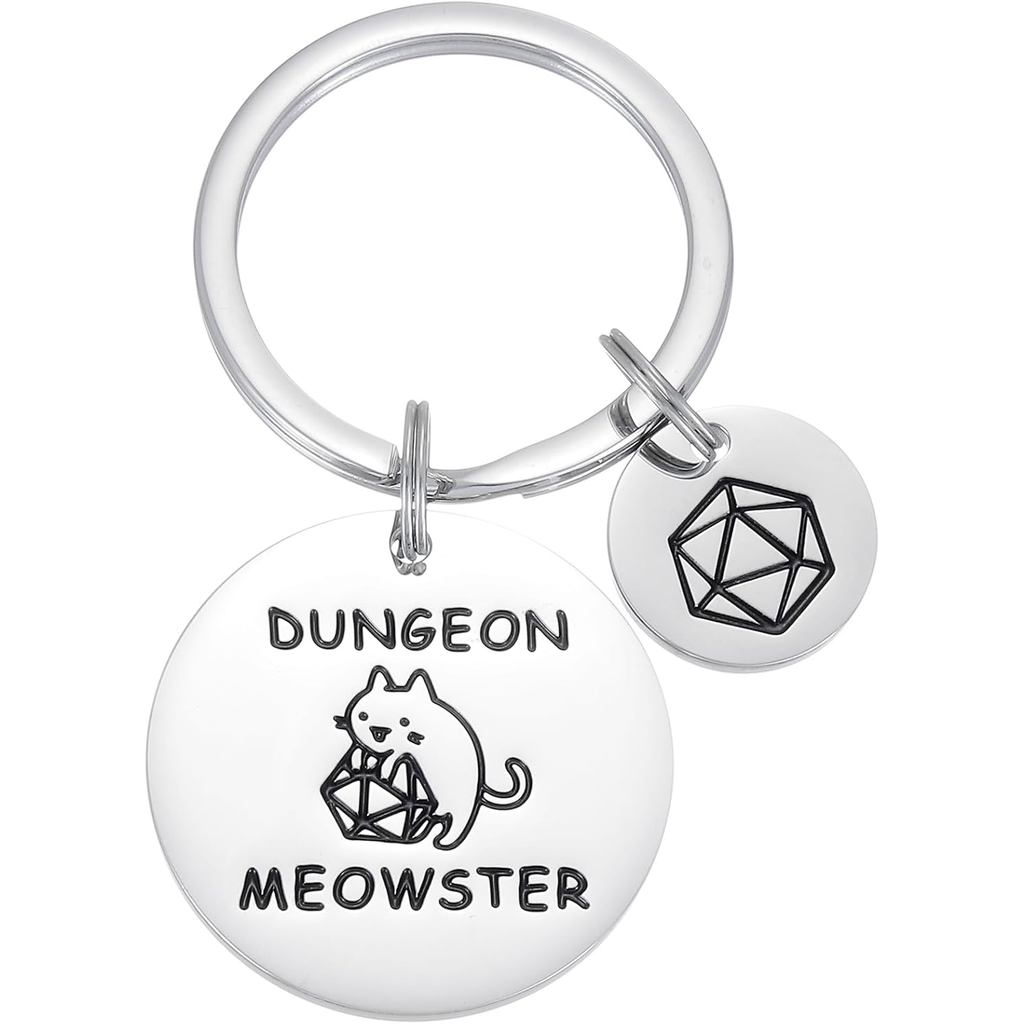 HUTIMY Dungeons และ Dragons ของขวัญสําหรับผู้ชายผู้หญิงผู้ใหญ่เขาตลกสามีที่ไม่ซ้ํากัน Dnd เครื่องประ