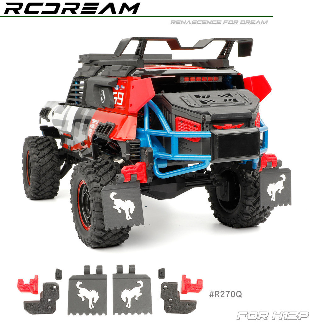 RCDream 1/12 MJX H12P Fender Ford Bronco Climbing จําลองดัดแปลงอุปกรณ์เสริม R270Q