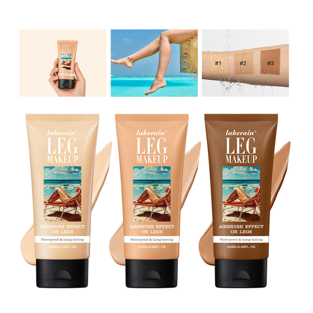11Lakerain LEG Beauty LEG MAKEUP คอนซีลเลอร์กันน้ําแม้สีผิว Blackening LEG ครีม2220260704
