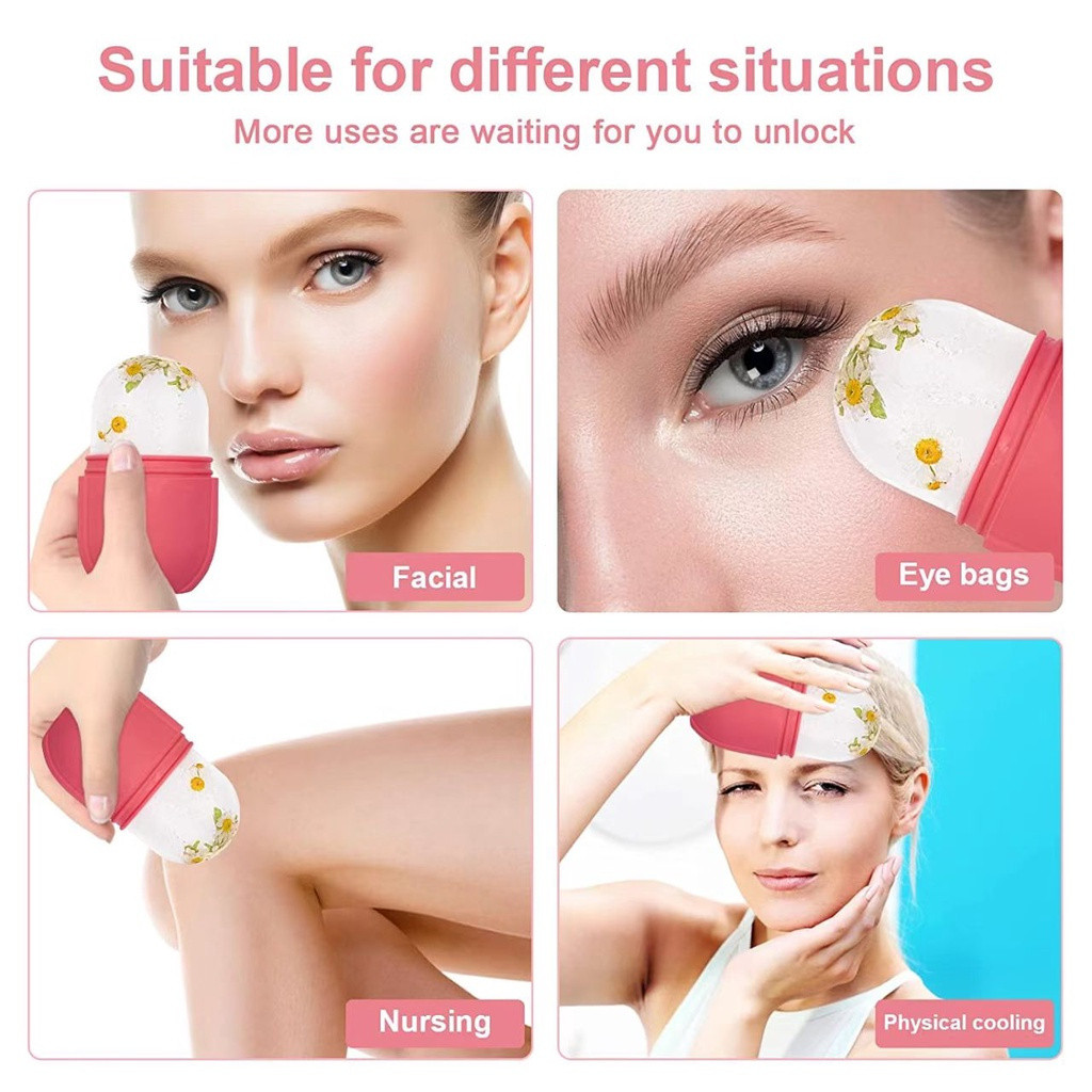 Ice moulder for face Ice Roller Mold Face Lift ลดสิว Shrink Pores นวด Ice Roller Face
