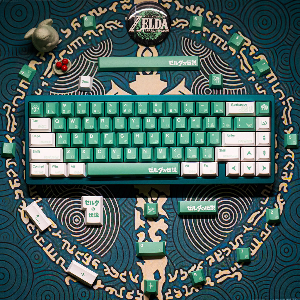 Hika Keycap โรงงานเดิมด้านข้างแกะสลักโปร่งแสง PBT ห้าด้านระเหิดฝาครอบแป้นพิมพ์เครื่องกล