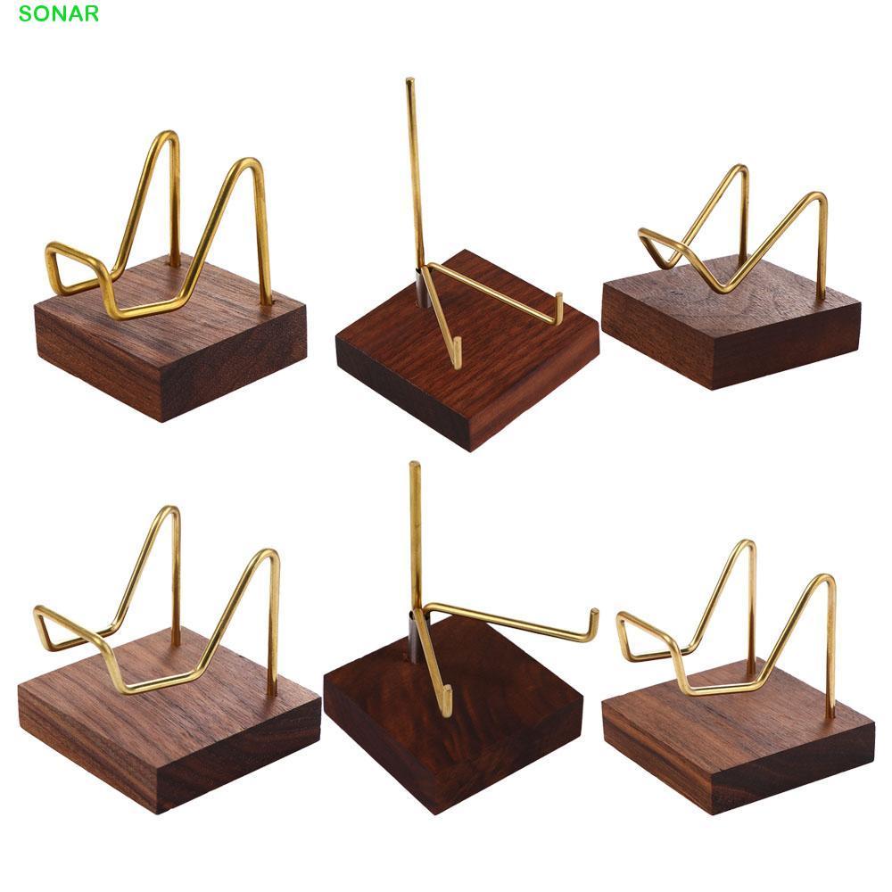 SONAR ขาตั้งแร่แขนโลหะ Home Decoraition Ores Agate Rocks Rack