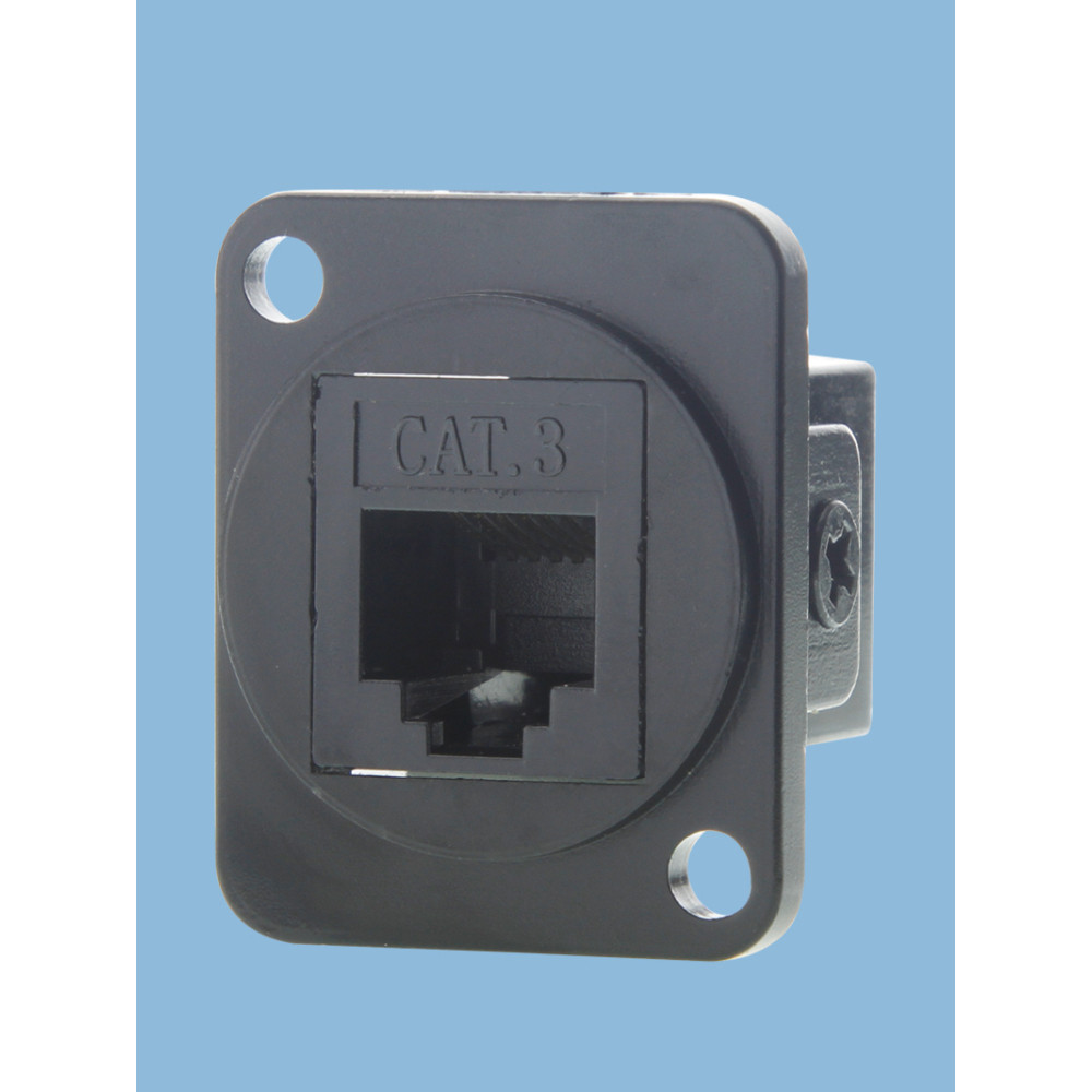 DK-RJ12-6P6C ตู้ 86 แผง D ประเภท RJ11/25 หกแกนโทรศัพท์การสื่อสารด้วยเสียง CNC ซ็อกเก็ตควบคุมอุตสาหกร
