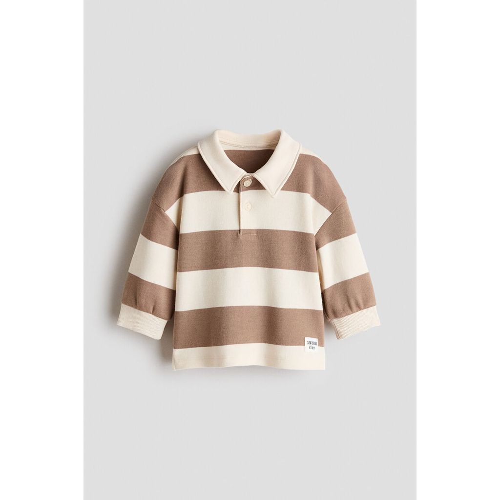 H&M(เอชแอนด์เอ็ม) เสื้อเชิ้ตรักบี้ผ้าฝ้าย เด็กทารก 1341695_1