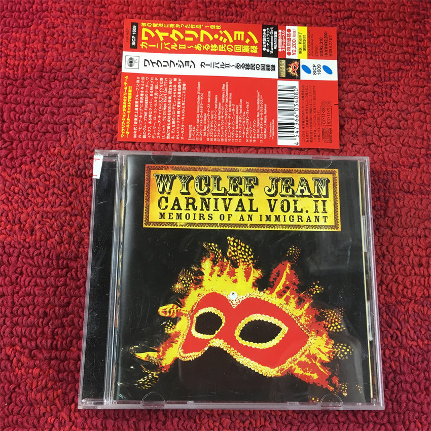 Wyclef Jean Carnival Vol II Memoirs Of An Immigrant (ฉบับญี่ปุ่น) hang5