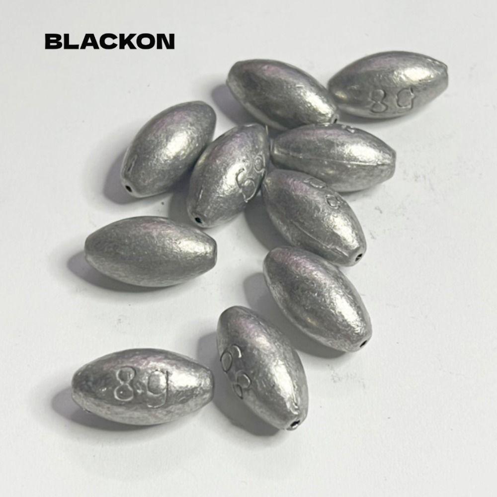BLACKON 20 ชิ้นตกปลาน้ําหนัก Sinker, ตะกั่วรูปมะกอกตกปลาตะกั่ว Sinkers, 0.4 กรัม-4 กรัม Hollow Lure ตะกั่วน้ําหนักปลาคาร์พตกปลา