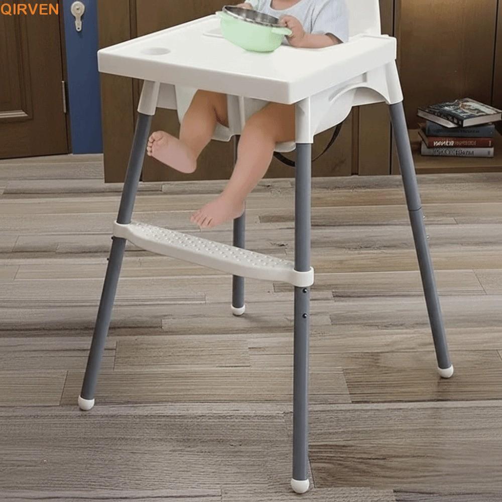 QIRVEN เท้าเหยียบ, สบาย Universal Highchair Footrest, พื้นผิวกันลื่นปรับ Ergonomic Baby High Chairs อุปกรณ์เสริมเด็กวัยหัดเดิน
