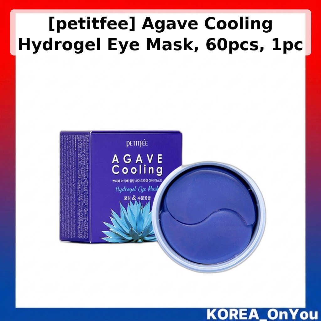 [petitfee] Agave Cooling Hydrogel Eye Mask 60 ชิ้น 1 ชิ้น / Korean Eye Mask / Cooling Hydrogel / ของ
