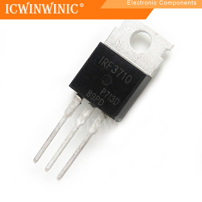 5 ชิ้น IRF3710 F3710 TO-220 ส่วนประกอบอิเล็กทรอนิกส์C
