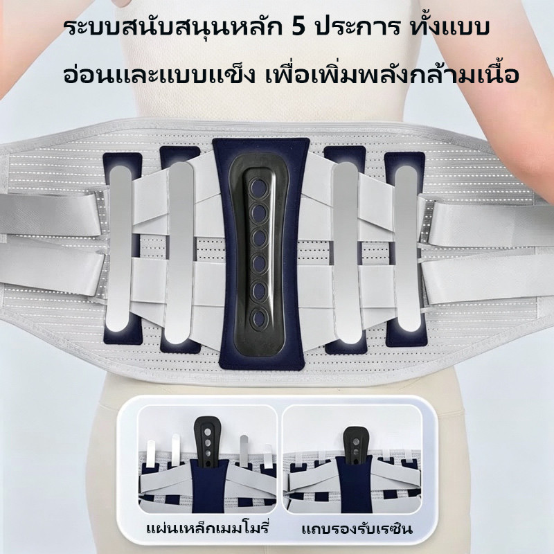พร้อมส่ง เข็มขัดพยุงหลัง สายรัดปรับได้ตามหุ่น รูปที่ 2