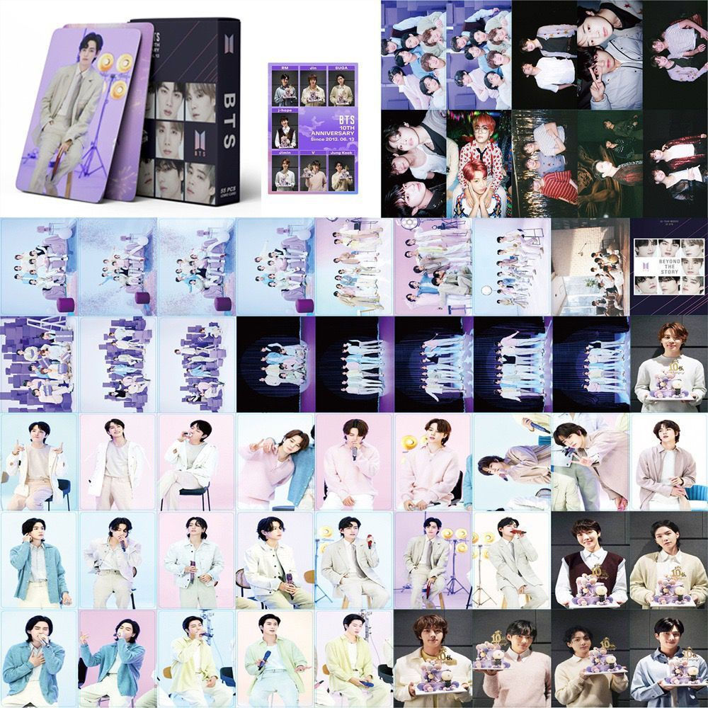 TQ~bts BTS photo card new album self-made 10th anniversary fan-made Kim Taehyung Taekhyung Jung post
