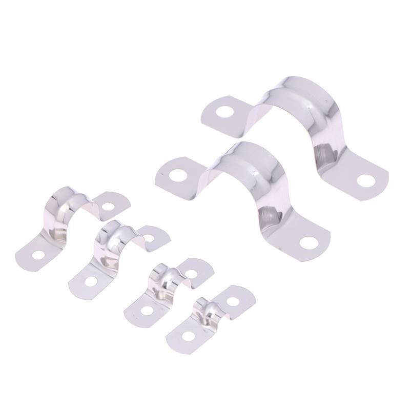 Thehear สแตนเลส U-Shaped Tube Clamp อานโลหะ Tube Clamp U Conduit Braet สําหรับการใช้งานสําหรับงานหนั