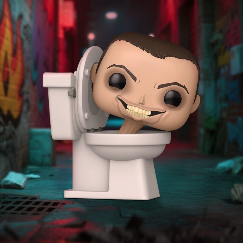 Funko Ghost Animal Toilet POP Skibidi Toilet Man Skibidi Toilet Hand-Made ตกแต่งตุ๊กตาของขวัญ