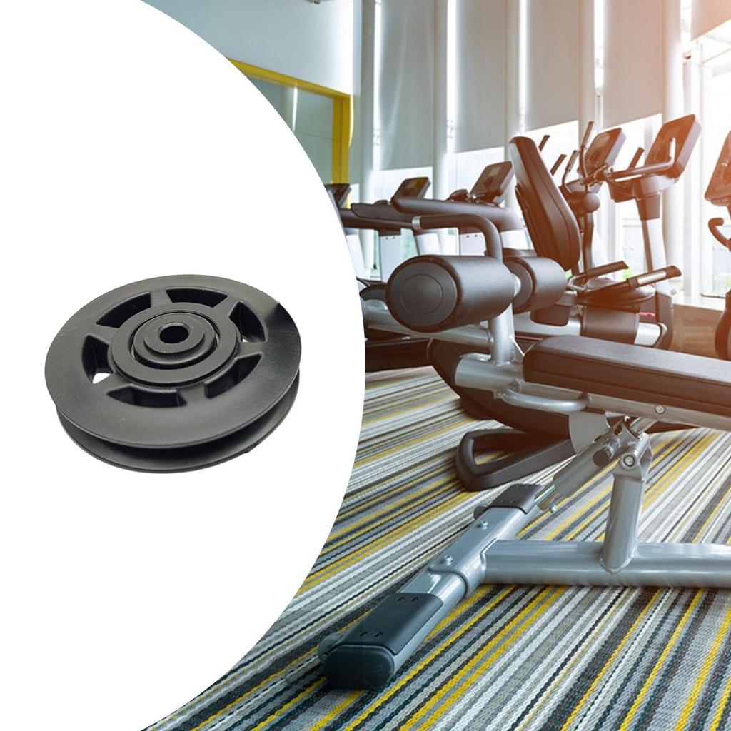 [mibum01eb] Fitness Pulley Wheel Wearproof Pulley System Wheel Nylon Home Gym Part
