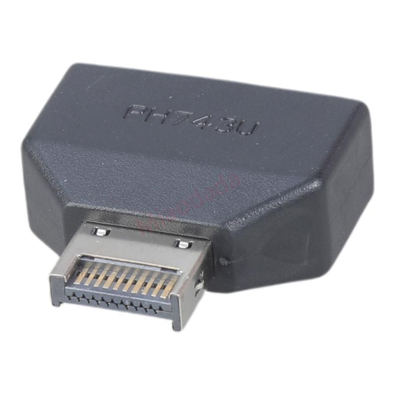 MDD USB 3 0 19Pin 20Pin Header Extension Cable Converter สําหรับเมนบอร์ด Type C