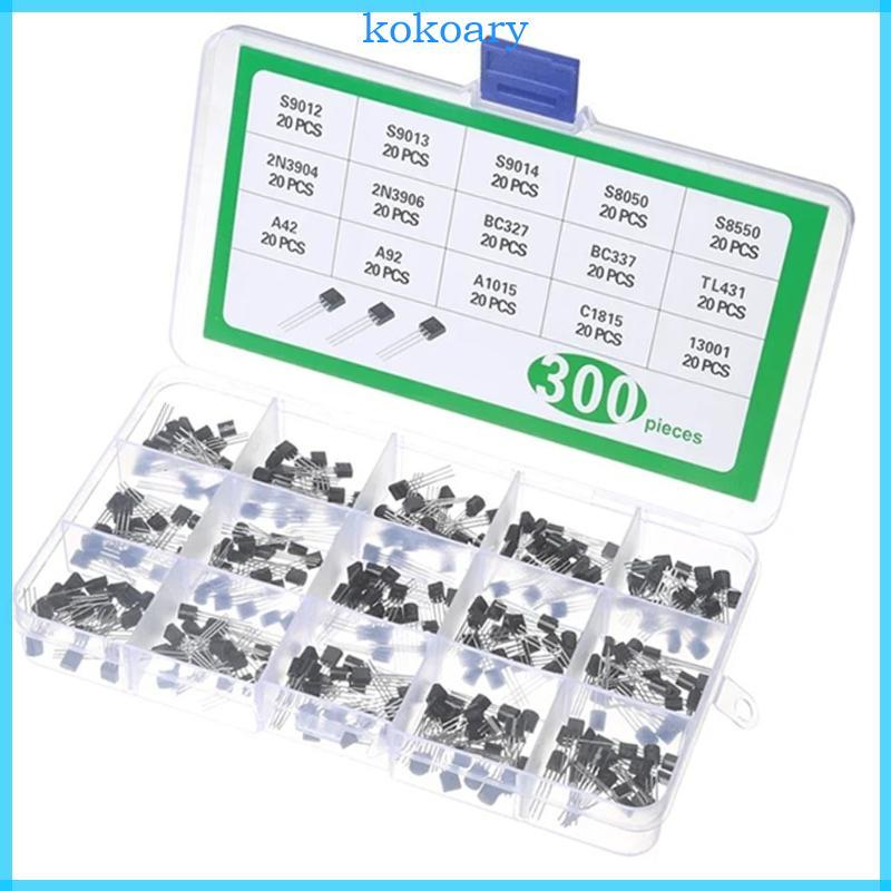 KOK Professional S9012 S9013 S9014 S8050 S8550 2N3904 2N3906 BC327 BC337 TL431 A42 A92 ชุดทรานซิสเตอ