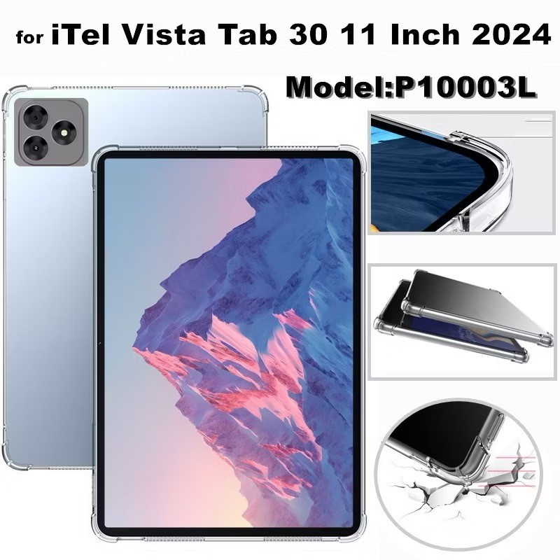 สําหรับ Itel Vista Tab 30 30S 30Pro 11 10 11.0 10.1 13.0 นิ้วกันกระแทก Jelly Tpu แท็บเล็ตกรณี