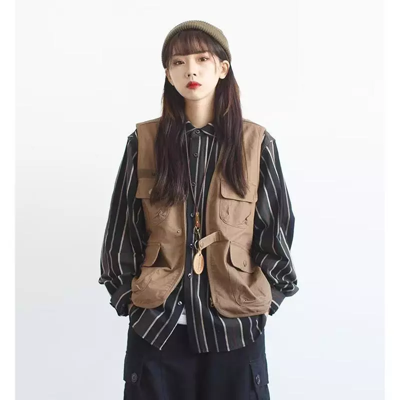 เสื้อกั๊กแคมป์ปิ้ง แขนกุด มีซิปหน้า Camping vest thumbnail 5