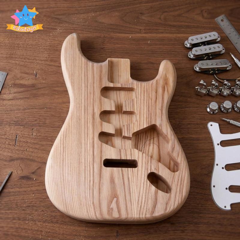 [Edstars] ST Guitar Body Pre-Pre-Cut Ash Guitar Body เตาอบแห้งสําหรับ Luthiers