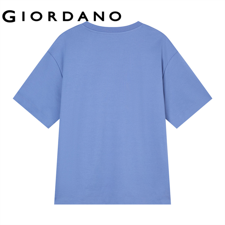 GIORDANO تيشيرت نسائي واسع Liquid Touch — صورة 6