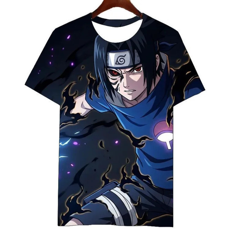 XS-6XL / 100-160ซม Naruto Anime Character 3D พิมพ์เด็ก Tee Simple Fit สําหรับกิจกรรมรายวัน Leisure S