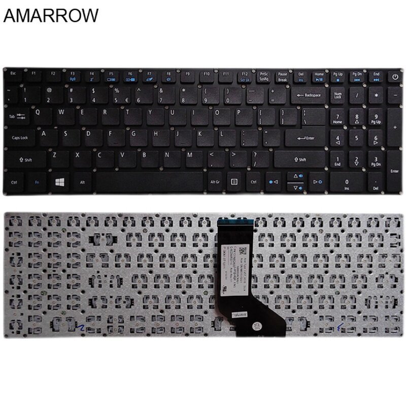 แป้นพิมพ์แล็ปท็อปสําหรับ Acer ASPIRE5 6 A615 A515-51G N16Q2 N17C4 A515 A615-51 TX50-G N16Q2 TMTX50 P