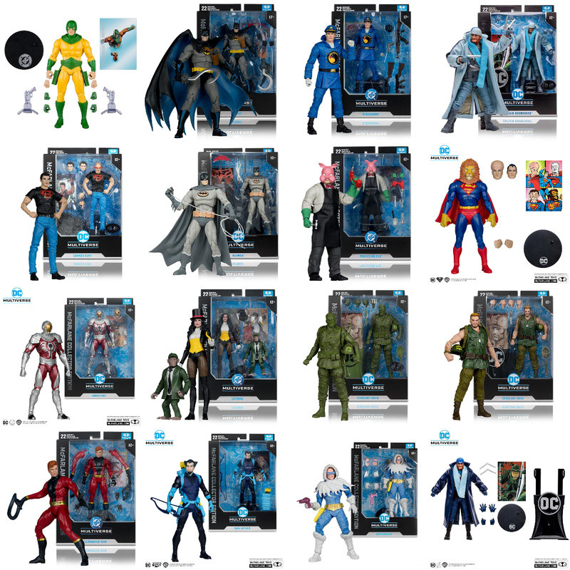 Authentic McFarlane DC Collector Series Superman Batman Green Lantern Huntress Figure