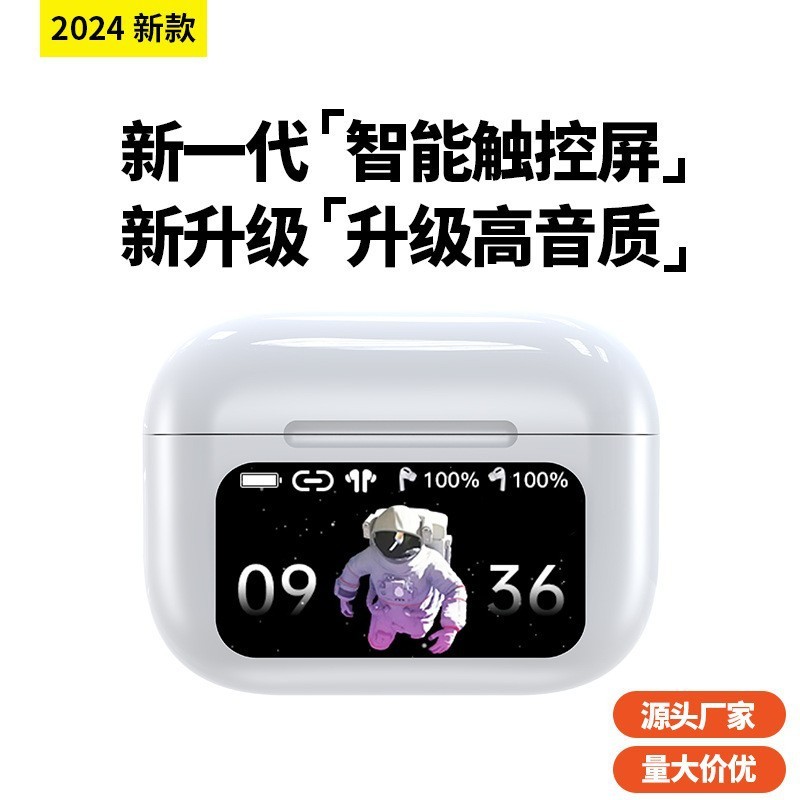 สไตล์ใหม่ A9PRO ชุดหูฟังบลูทูธไร้สายหน้าจอสีอัจฉริยะ E11 ชุดหูฟังตัดเสียงรบกวนเกม Call In-Ear A9 ชุด