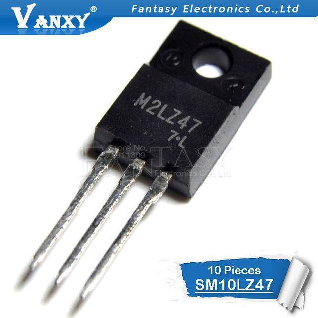 10 ชิ้น SM10LZ47 TO-220F M10LZ47 PARA-220 10LZ47 10A TO220F 800 v novo