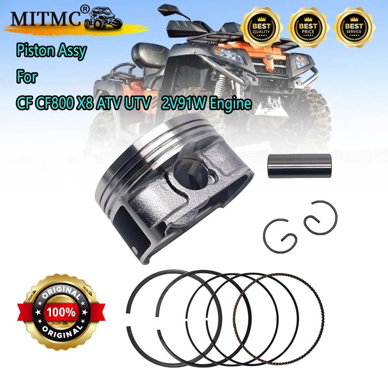 ลูกสูบ Assy สําหรับ CF800 X8 ATV UTV 2V91W ชิ้นส่วนเครื่องยนต์ 800 เปลี่ยนเครื่องยนต์ซ่อม 0800-0400B