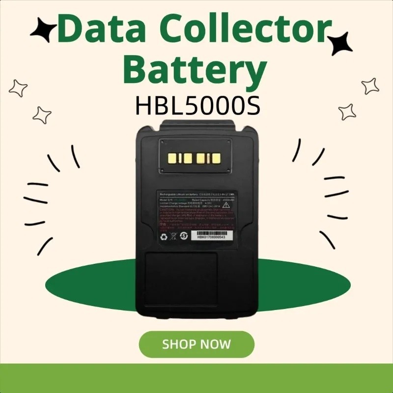 HBL5000S 3.8V 4500mAH สําหรับ PDA V5000S Data Collector แบตเตอรี่