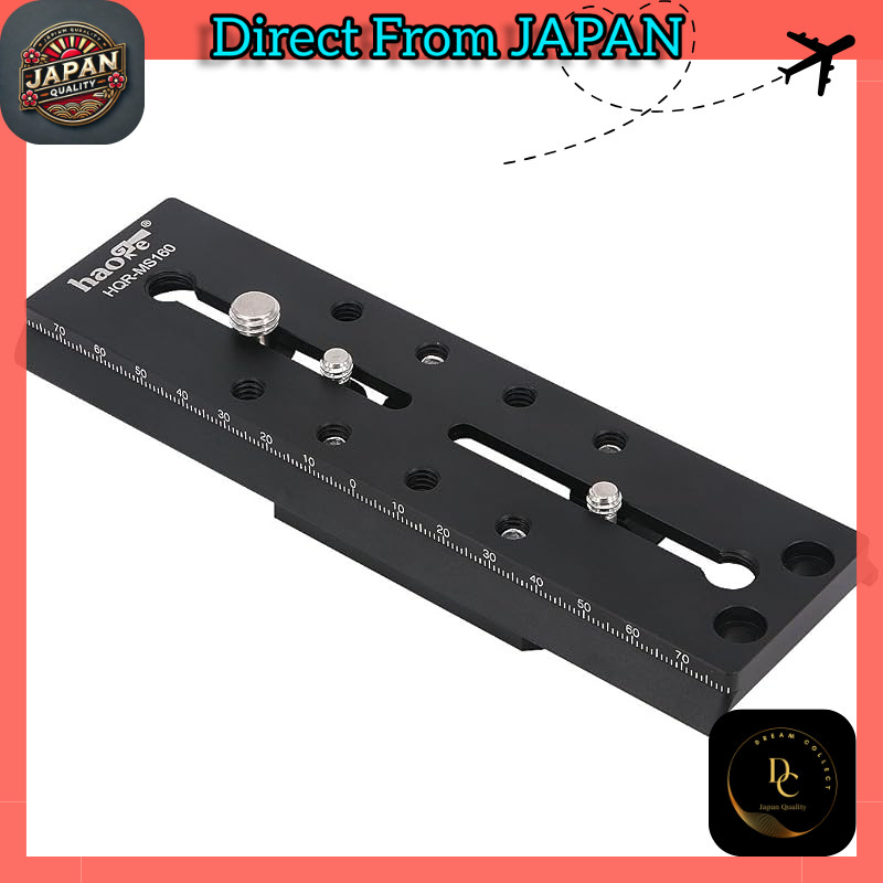 Haoge Long Sliding Quick-Release Camera Plate (160/220/300mm) – Compatible with Sachtler FSB/DV/ACE 
