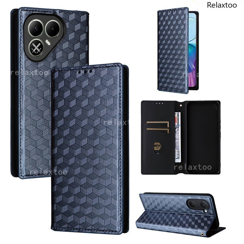 TECNO POVA8 2026 ซองหนังสําหรับ Tecno 8 Pro 8Pro Pova8Pro TecnoPova8Pro 5G 4G LK6 Magnetic Bracket ก