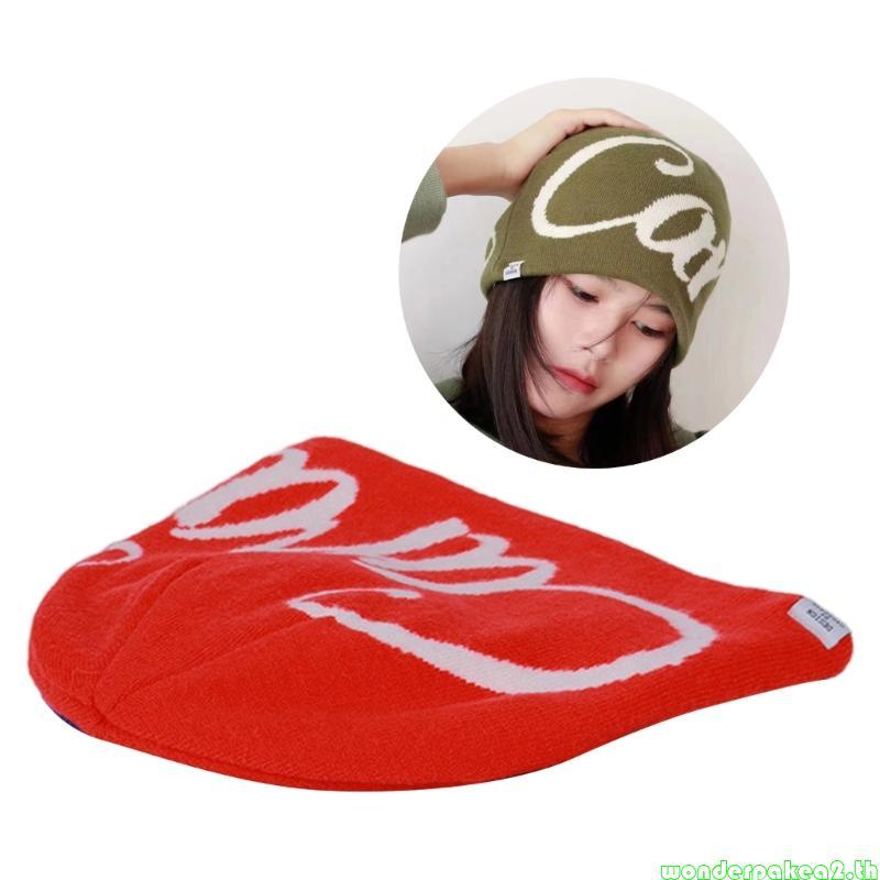 Wonderpakea2 Slouchy Beanies ฤดูหนาว Warm Skull หมวกถักหมวก Y2k Hip Hop อุปกรณ์เสริม Unisex Skull หม