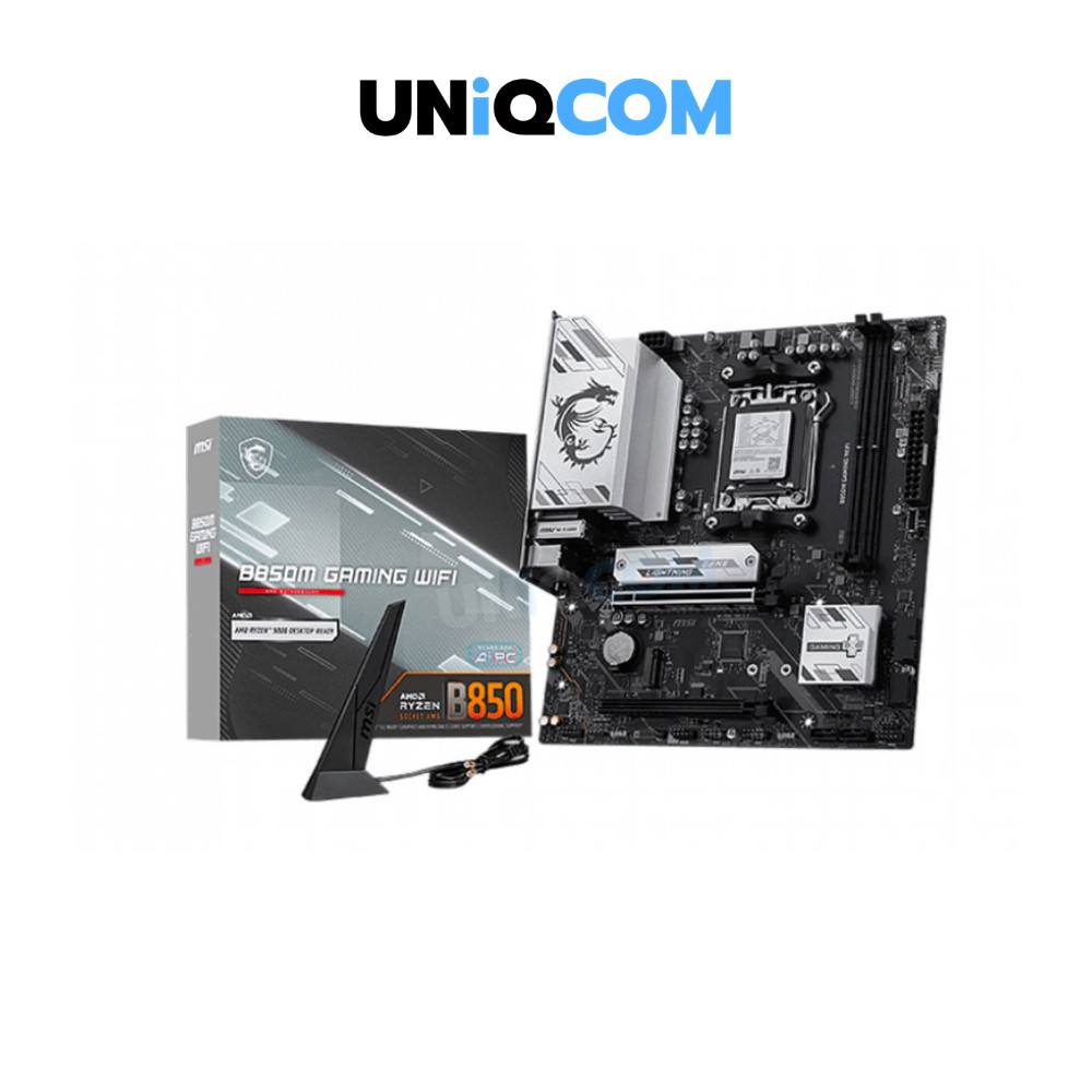 MSI MAINBOARD (เมนบอร์ด) (AM5) B850M GAMING WIFI DDR5