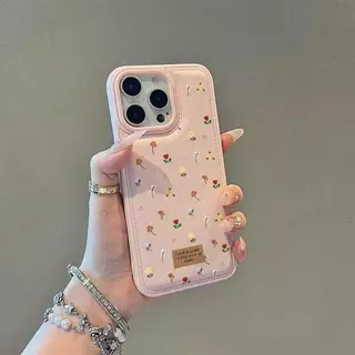 เคสโทรศัพท์ลายดอกไม้ สำหรับ iPhone ทุกรุ่น (16/15/14/13/12/11/Pro Max/Plus/SE) NLGBPW6400