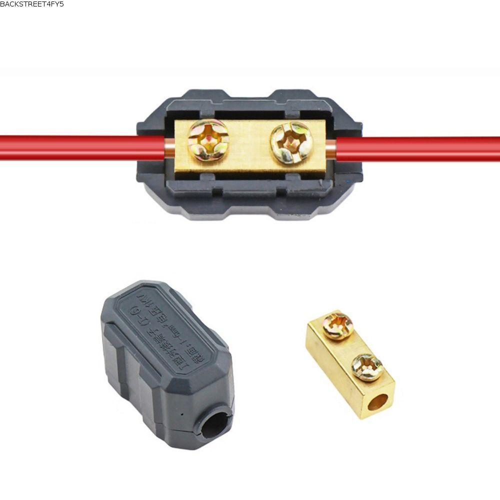 BACKSTAGEEET4FC3 High Power Splitter, Conductor ทองเหลือง High Power Quick Terminal Block, Compact Splice ตัวเชื่อมต่อไฟฟ้าขั้วต่อสายไฟไฟฟ้า