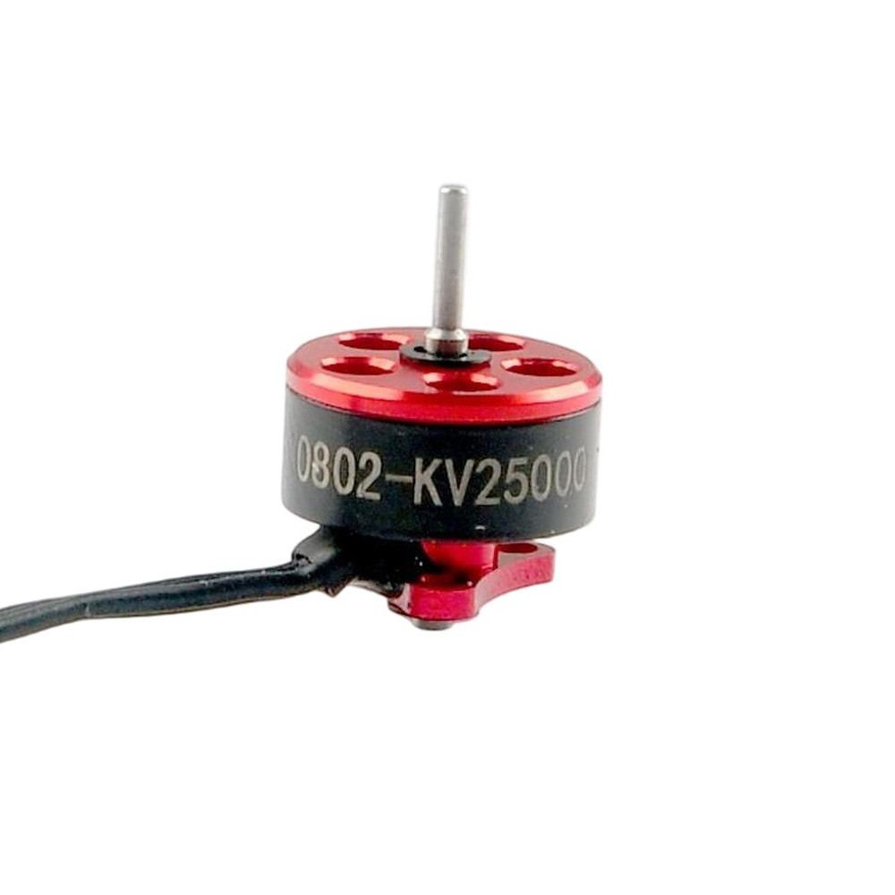 D0802 มอเตอร์ไร้แปรง 16000KV 19000KV 25000KV 1.0 มม.เพลา 9N12P 1-2S Lipo สําหรับ 65-85 มม. FPV Quadc
