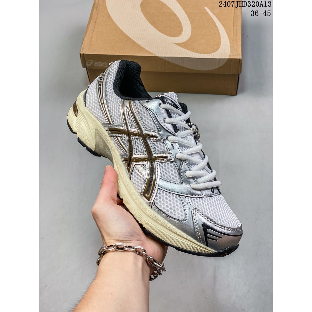 ASICS ASICS GEL-1130 รองเท้าวิ่งย้อนยุคผู้ชายผู้หญิงสไตล์เดียวกันน้ําหนักเบารองเท้าผ้าใบระบายอากาศดู