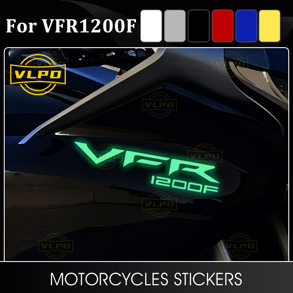 รถจักรยานยนต์เรืองแสงสติกเกอร์กันน้ํารูปลอกสําหรับฮอนด้า VFR 1200F VFR1200 1200F VFR1200F 2010 2011 