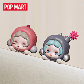 POPMART POPMART Bubble Sticker _ _ SKULLPANDA _ อย่าอยากไม่ว่ากล่องปริศนาตุ๊กตา Series
