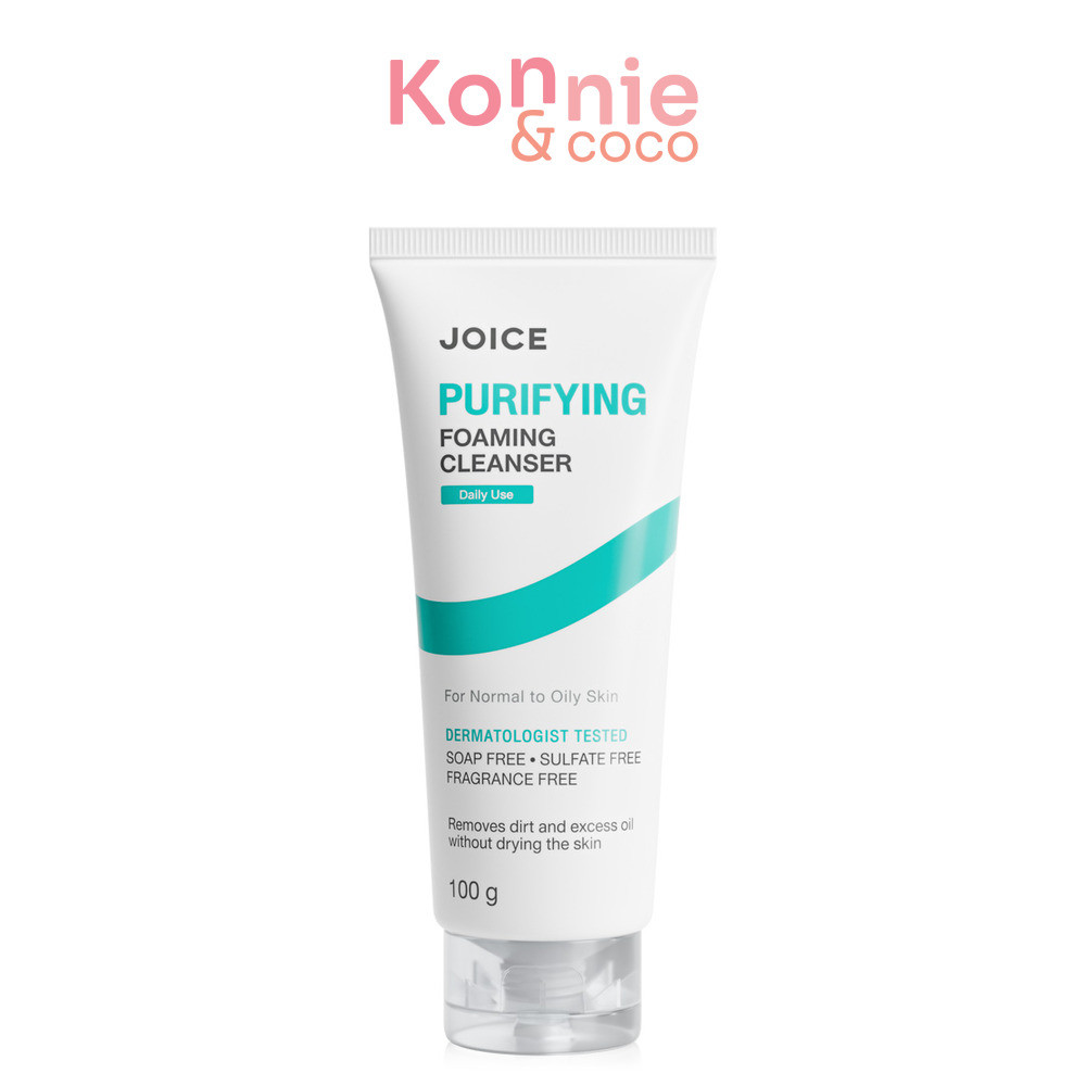 JOICE Purifying Foaming Cleanser 100g เจลล้างหน้าสำหรับผิวปกติ-ผิวมัน จอยซ์ ผิวสะอาดหมดจด โดยไม่แห้งตึง.