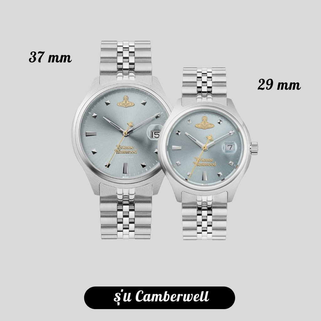 Vivienne Westwood 37 มม.นาฬิกาเหล็ก VV261LBLSL VV311LBLSL 29 มม.